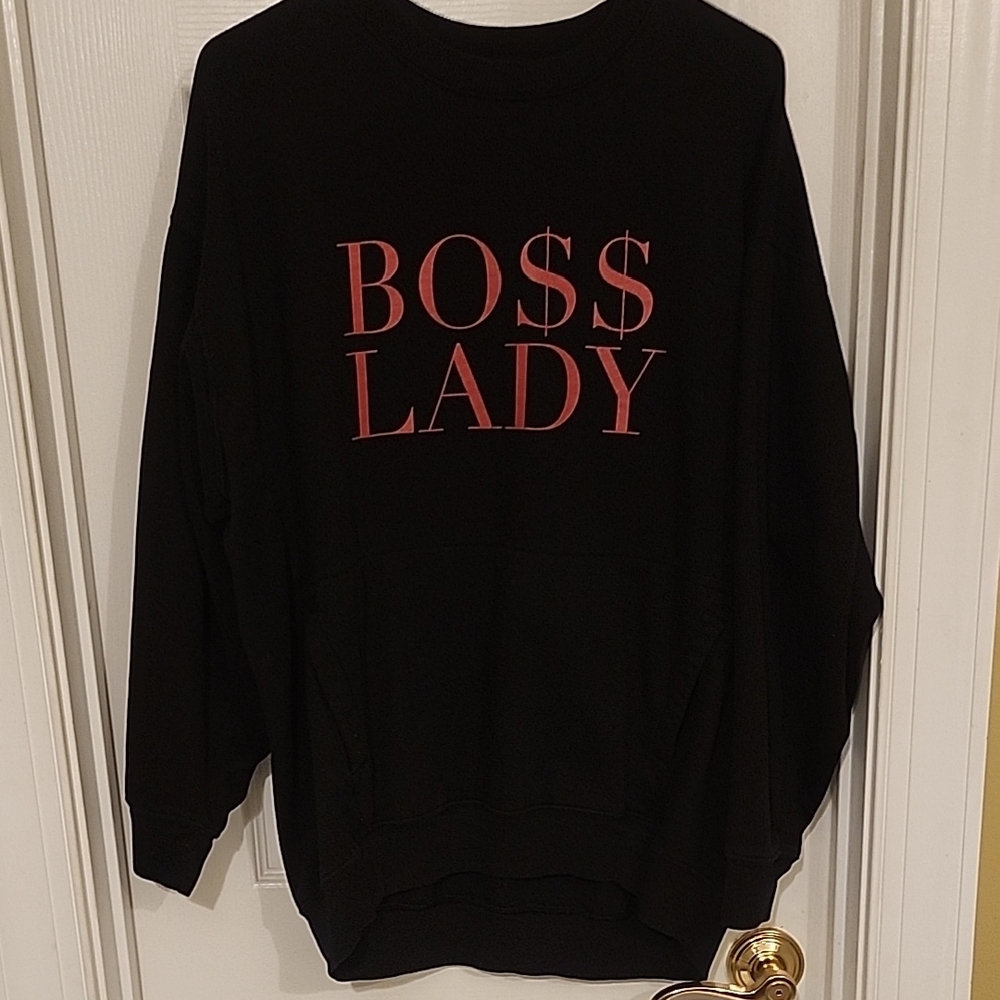Black 'Boss Lady' Sweatshirt